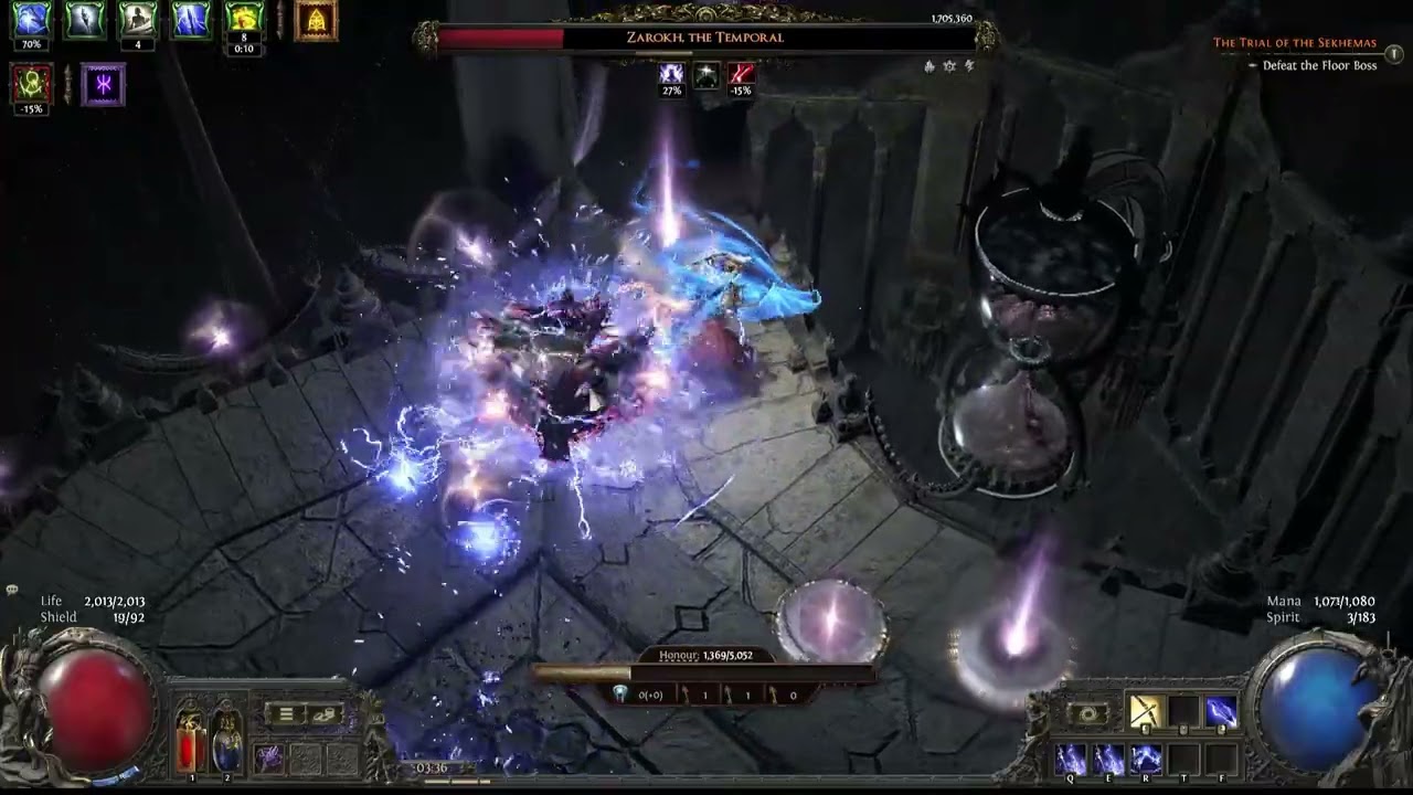 Poe 2 Ascendancy 4 last boss Zarokhl the temporal