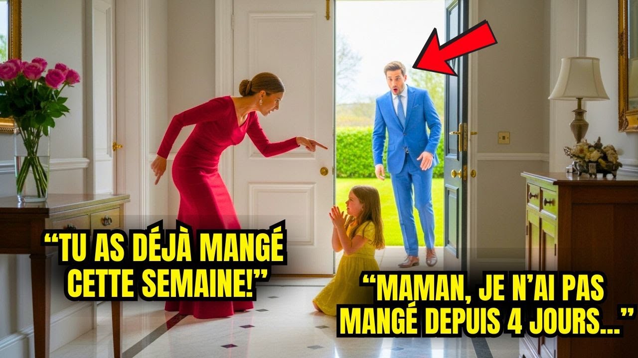 LA BELLE-MÈRE CRUELLE NE LAISSAIT LA FILLE DU MILLIONNAIRE MANGER QU'UNE FOIS PAR SEMAINE... JUSQU'À