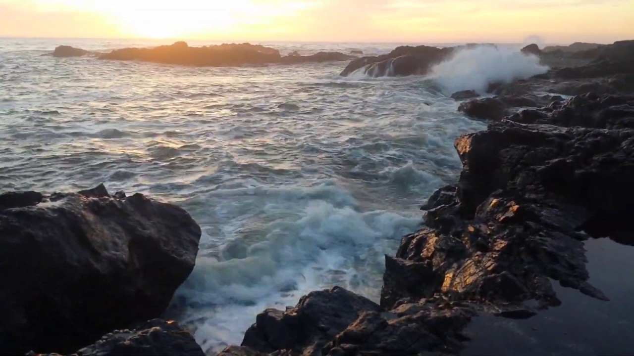 Yachats Oregon Sunset June 2019 Ocean Coast