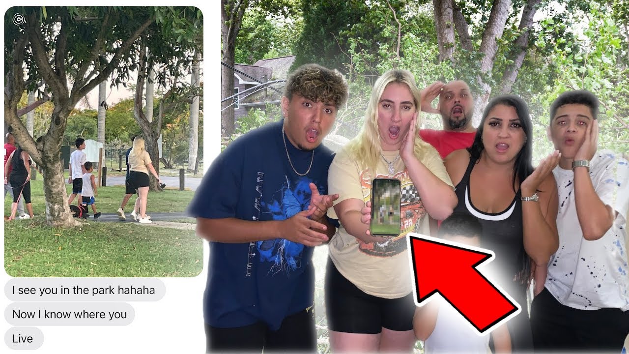 I HAVE A STALKER AND HE FOLLOWED US  *CAUGHT ON CAMERA*