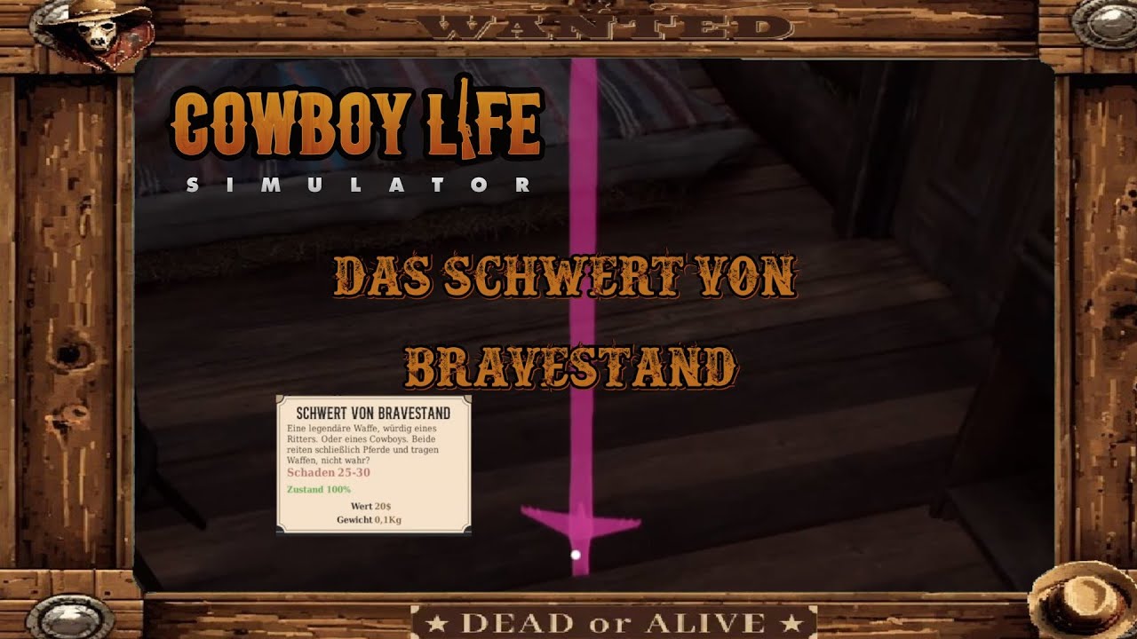 🤠 Cowboy Life Simulator 🐎 #​​​10 Das Schwert von Bravestand! Gameplay