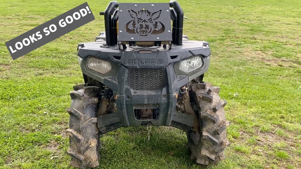 SPORTSMAN 570 GETS SNORKELS AND WILD BOAR RAD RELOCATION!