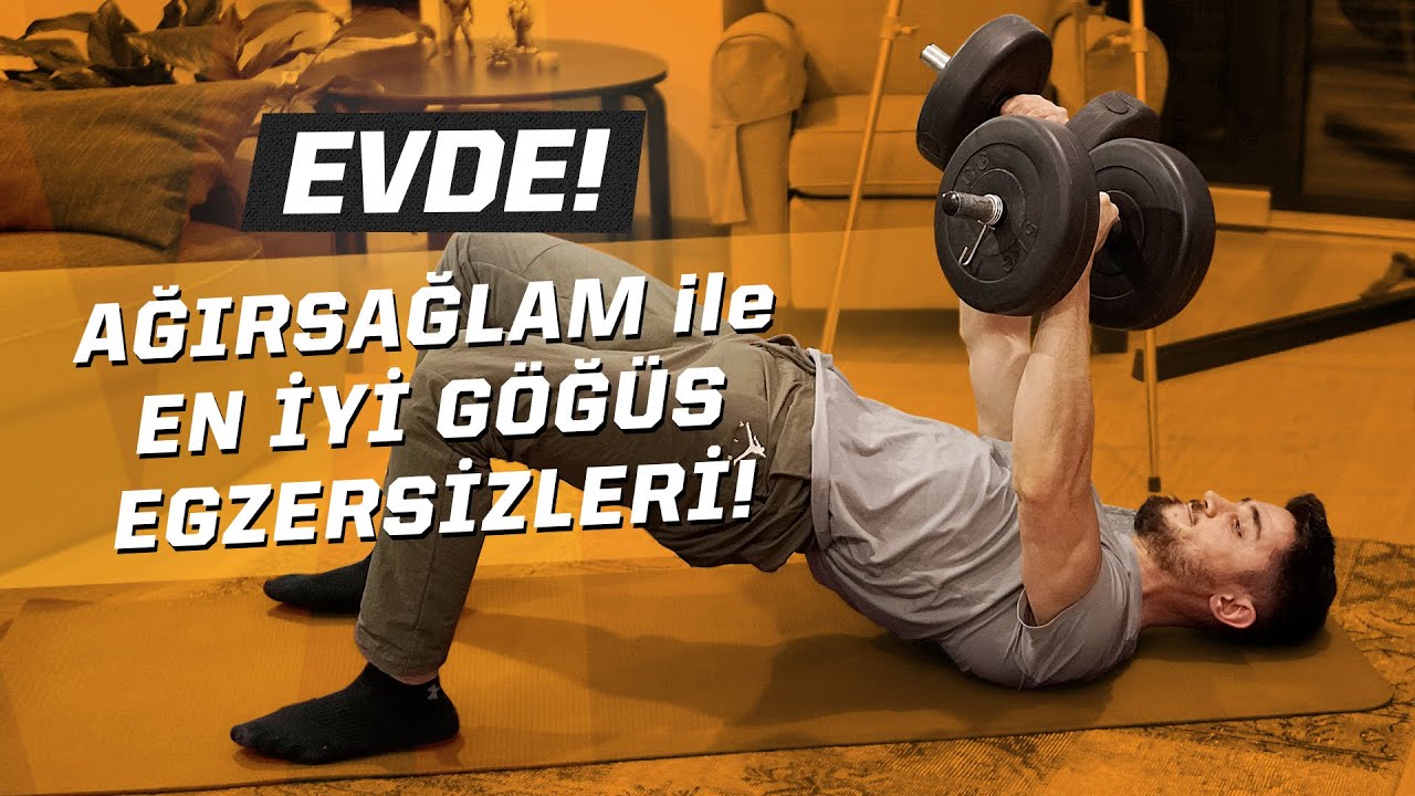 Göğüs Kasları için En İyi Dambıl Egzersizleri | Evde Bölgesel Kas Geliştir!