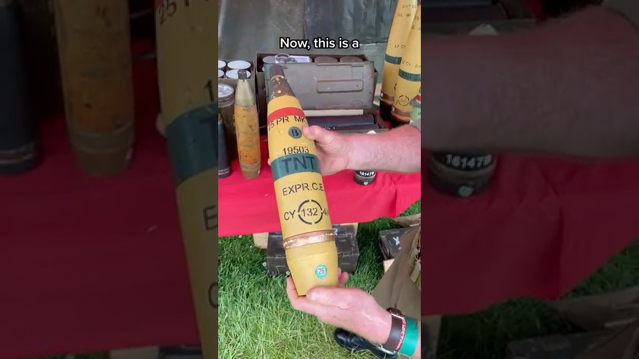 WW2 25 pounder shell explained 