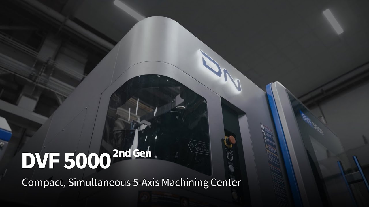 DVF 5000 2nd | Компактный 5-осевой обрабатывающий центр с одновременной обработкой