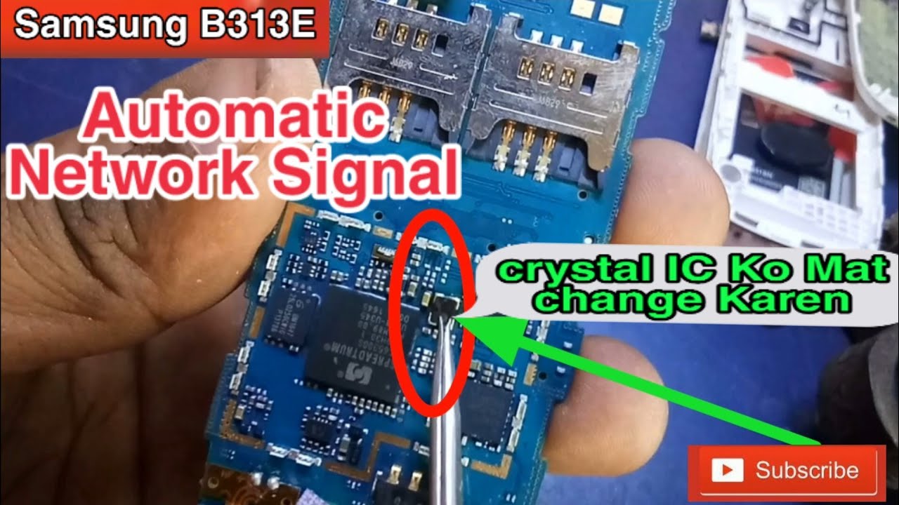 Samsung B313E Automatic Network Signal Problem Solution | No Service Emergency Calls Network Solve