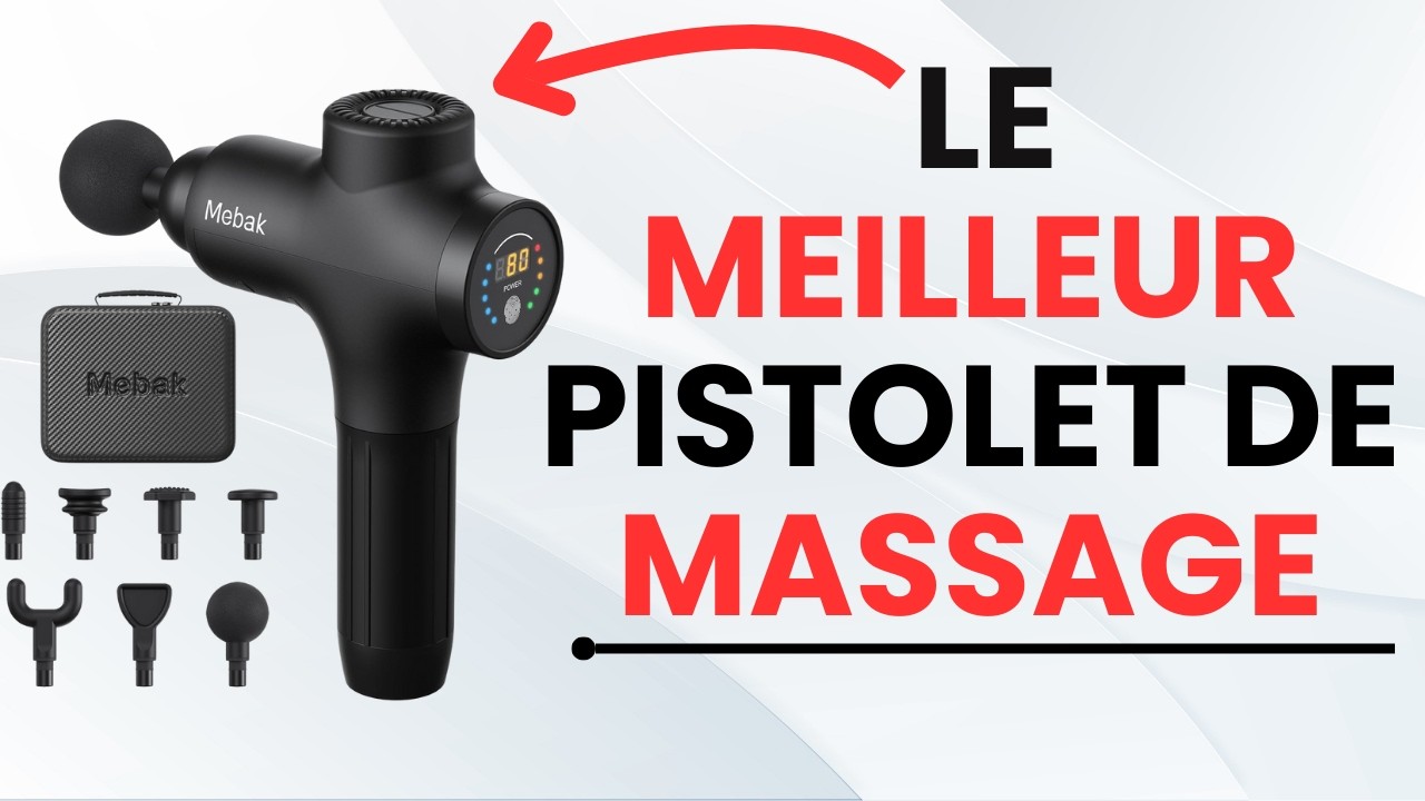 🥇 TOP 4 : Meilleur Pistolet de Massage 2026