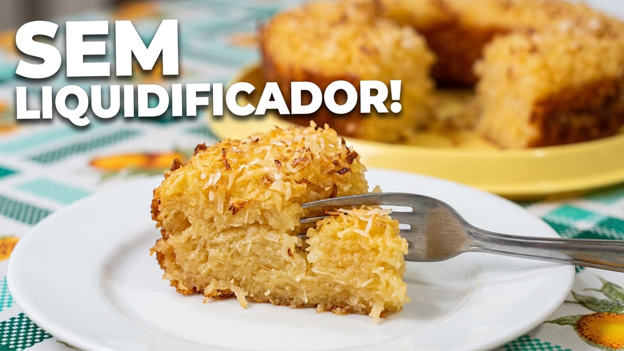 BOLO DE MANDIOCA MOLHADINHO FOFINHO QUE DESMANCHA NA BOCA PARA UM FINALZINHO DE TARDE!