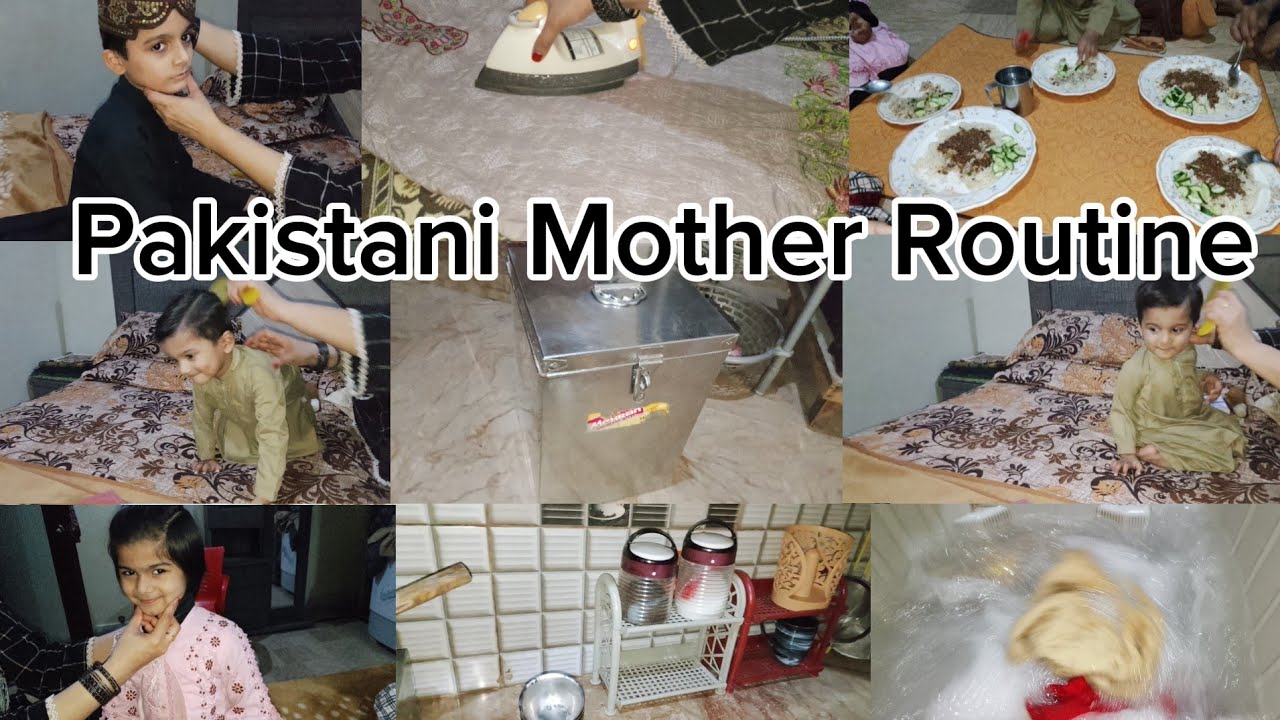 Pakistani mother full productive routine || spending beautiful time with my kids || daily routine.