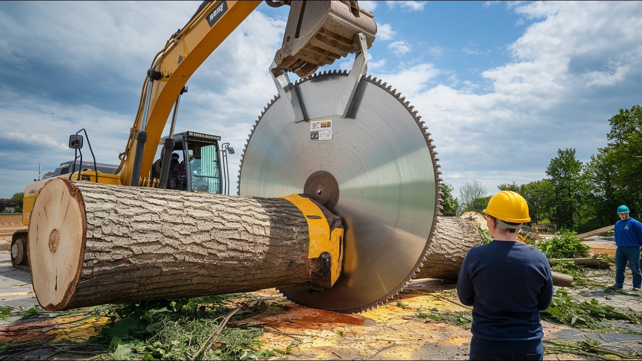 Die t&ouml;dlichsten Holzf&auml;llermaschinen der Welt &ndash; Extremer Einsatz im Wald! #77