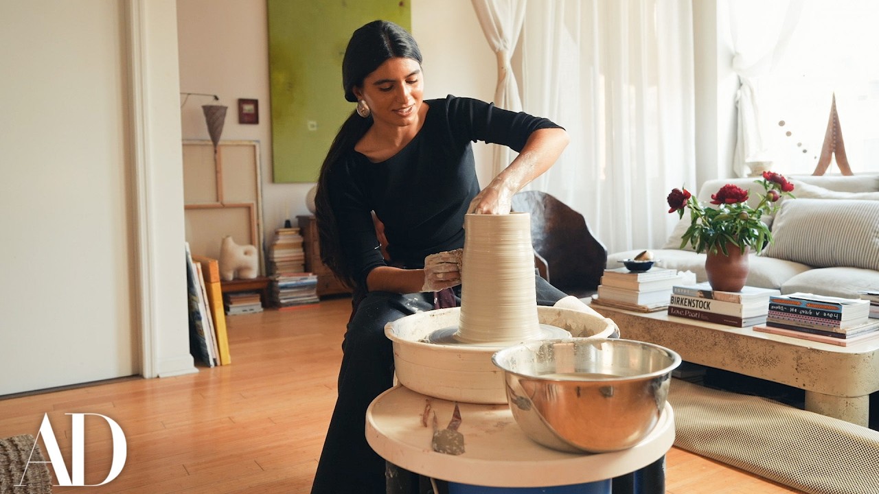 How a Ceramicist Fit a Pottery Studio Into Her Small NYC Apartment | Architectural Digest