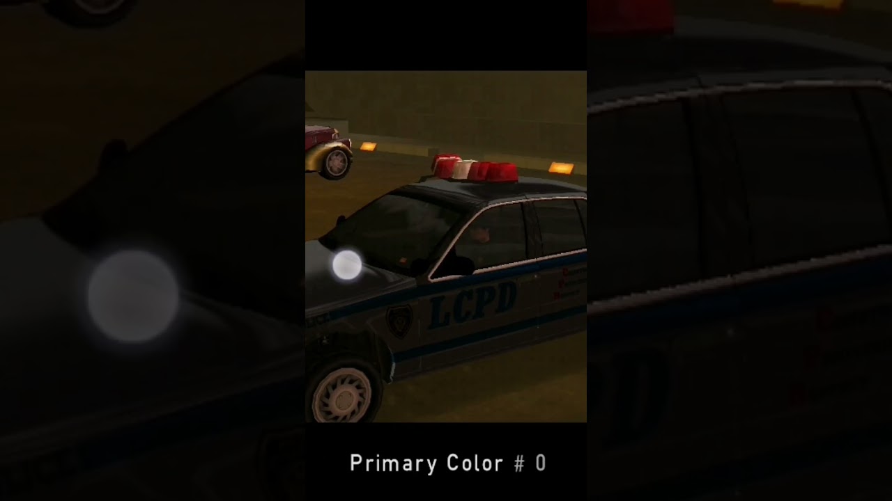 gta 3 LCPD police car ford Crown Victoria 911