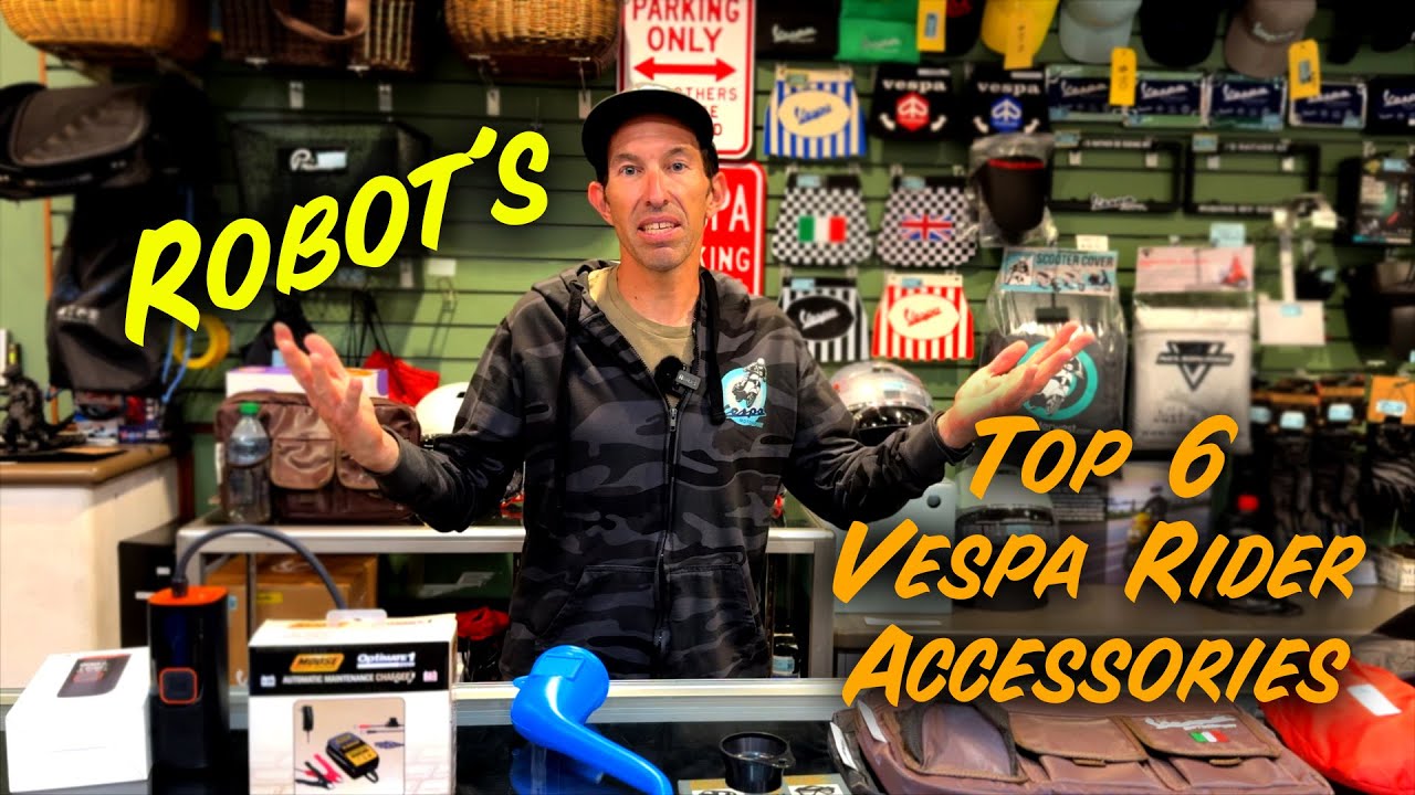 Robot’s Top 6 Modern Vespa Rider’s Accessories