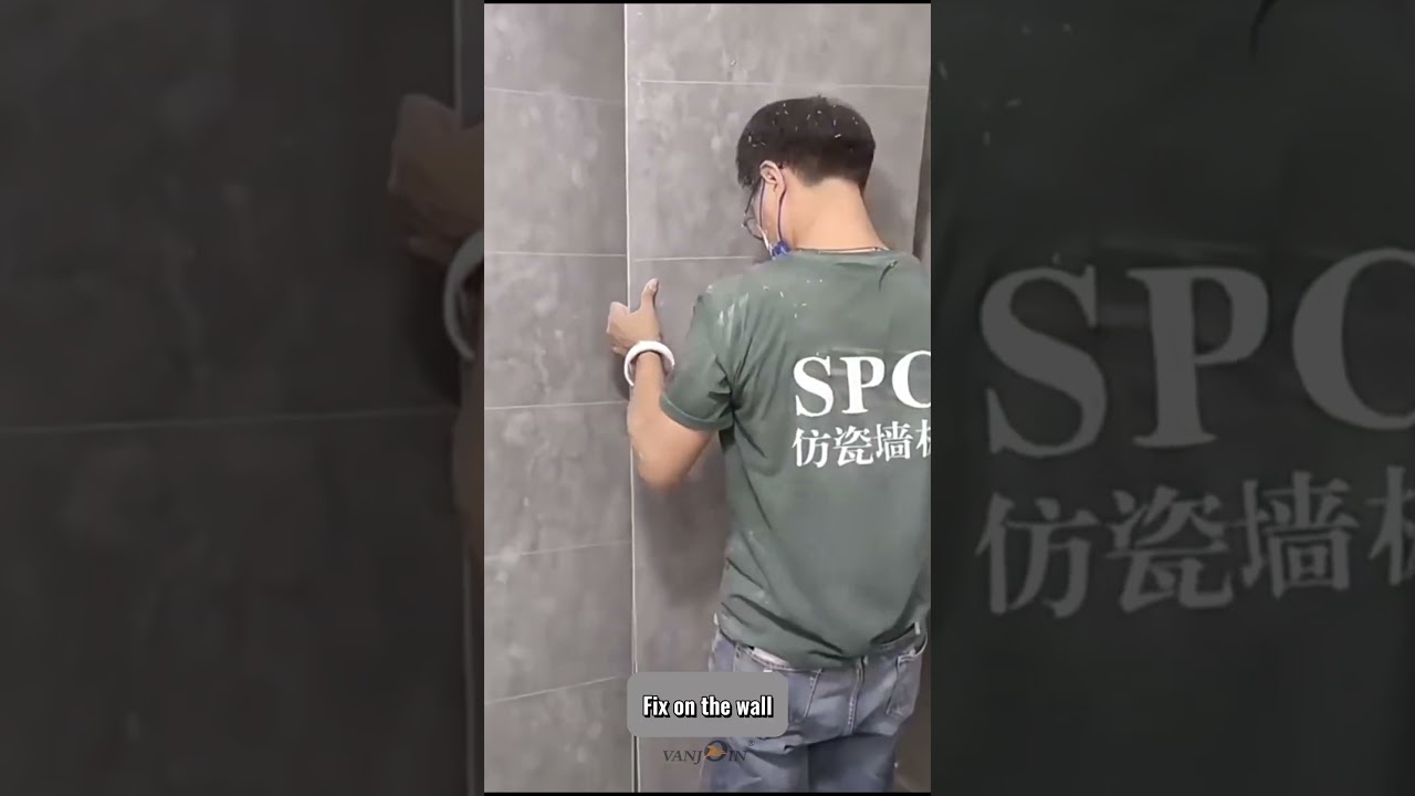 SPC Wall Panel for Bathroom Wall Renovation