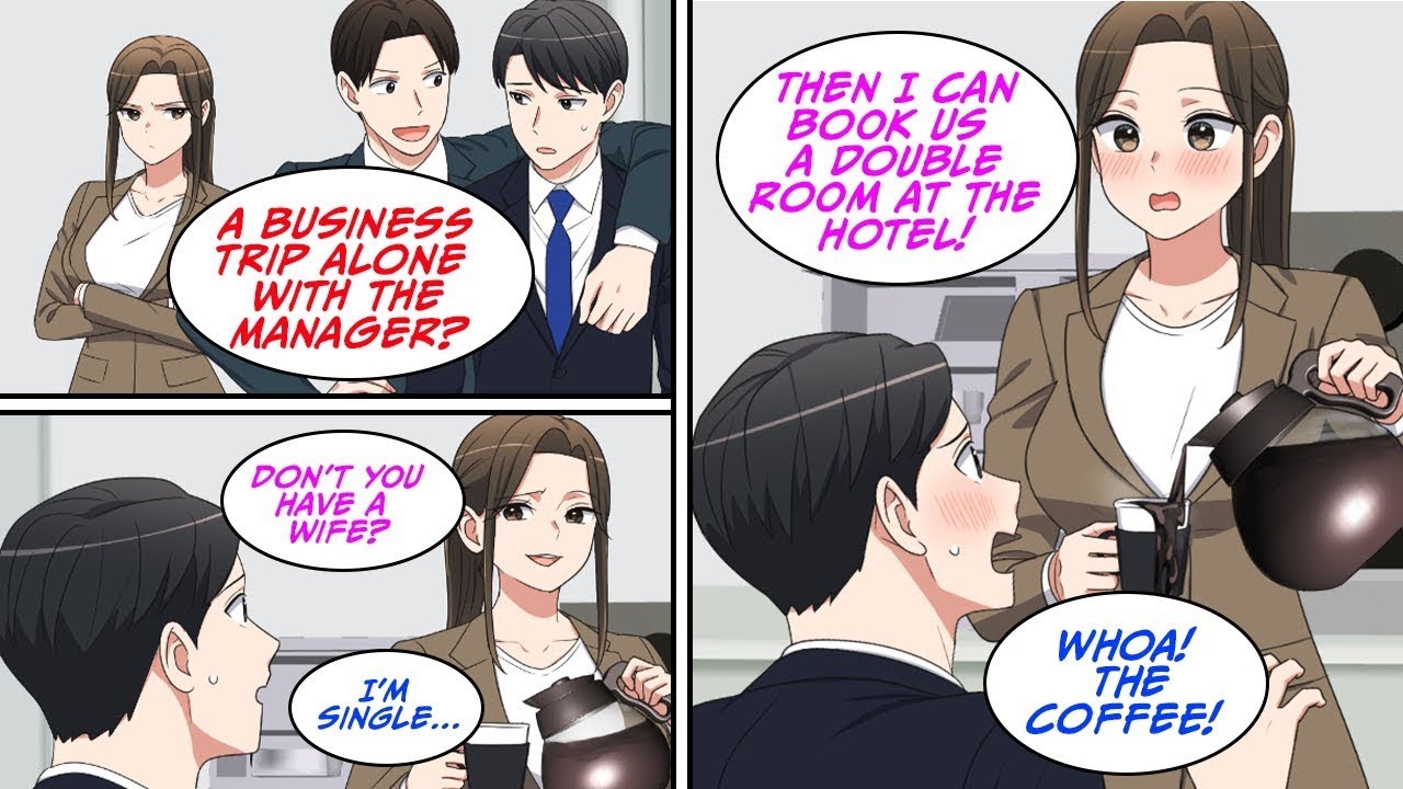 [Manga Dub] Business trip alone with my beautiful boss who hates me [RomCom]
