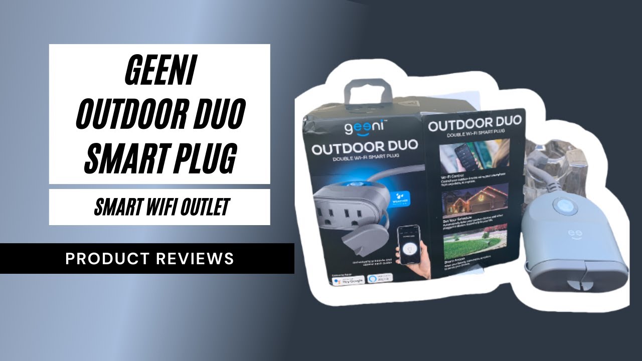 Geeni Outdoor Duo Double Wi-Fi Smart Plug Product Review (Outlet with Timer Great for Holidays)