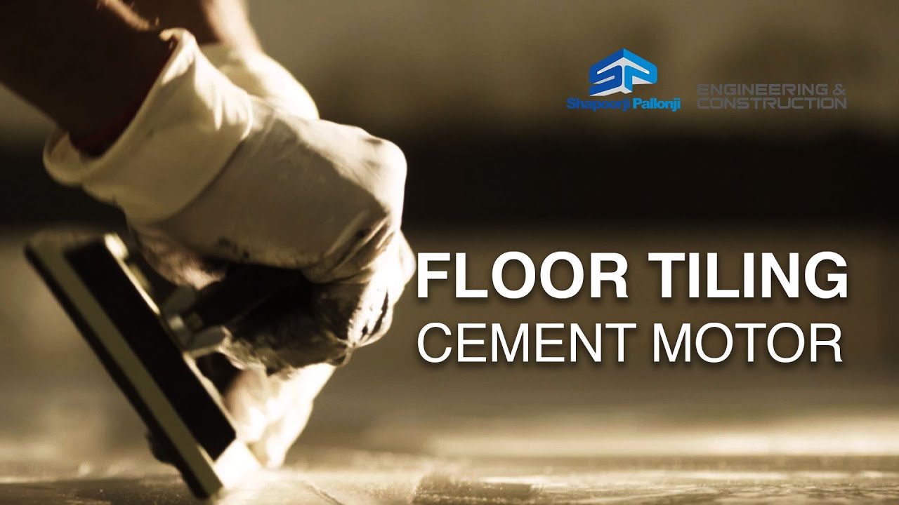 Floor Tiling (Cement Motor) - SP Hand Skills Training Video (Hindi)