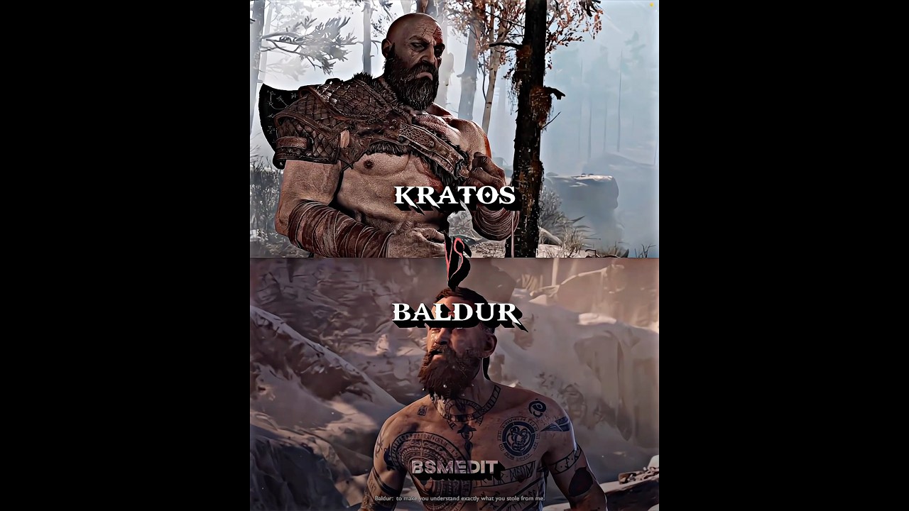 Kratos vs Baldur (God Of War)