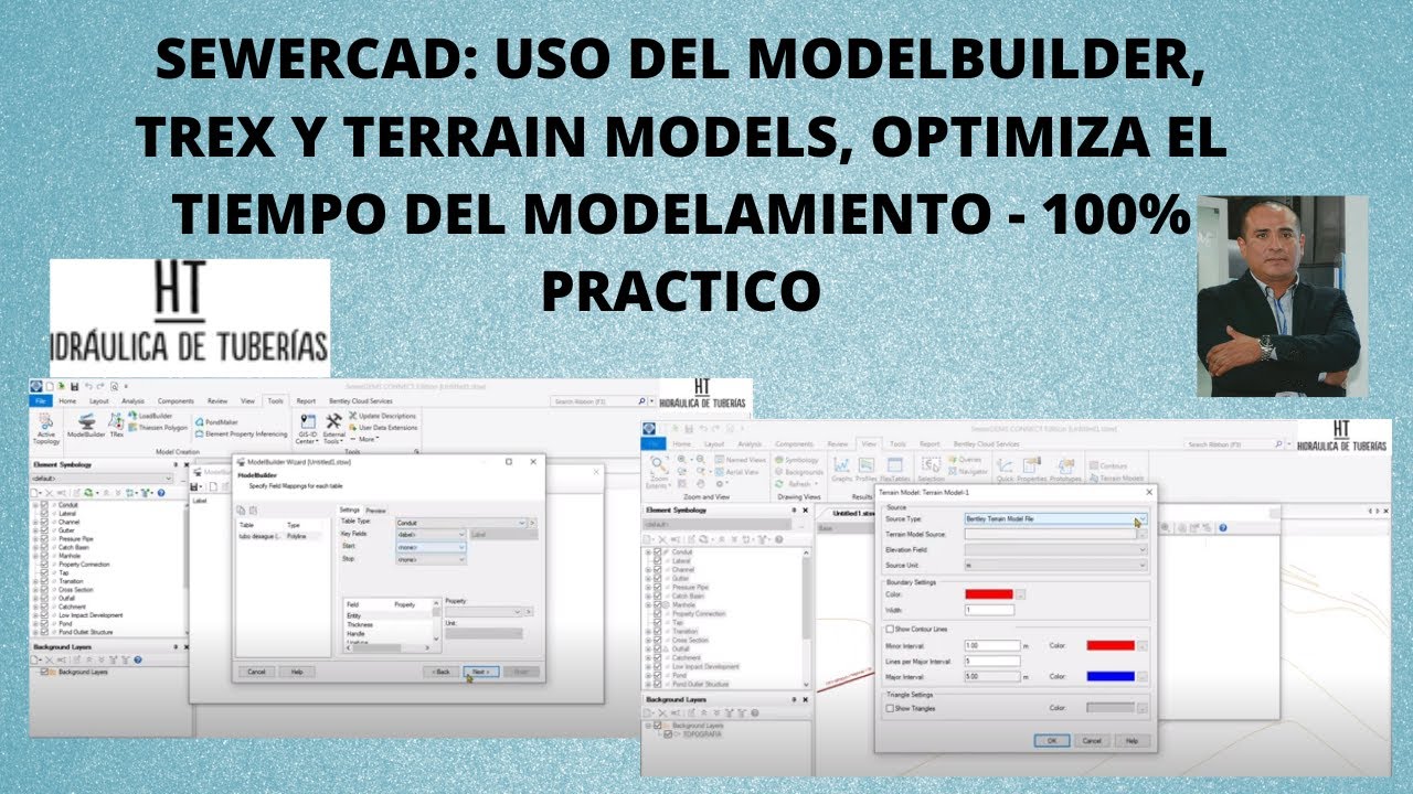 CURSO SEWERCAD: USO DEL MODELBUILDER, TREX Y TERRAIN MODELS PARA EL DISEÑO AUTOMATICO DE LA RED