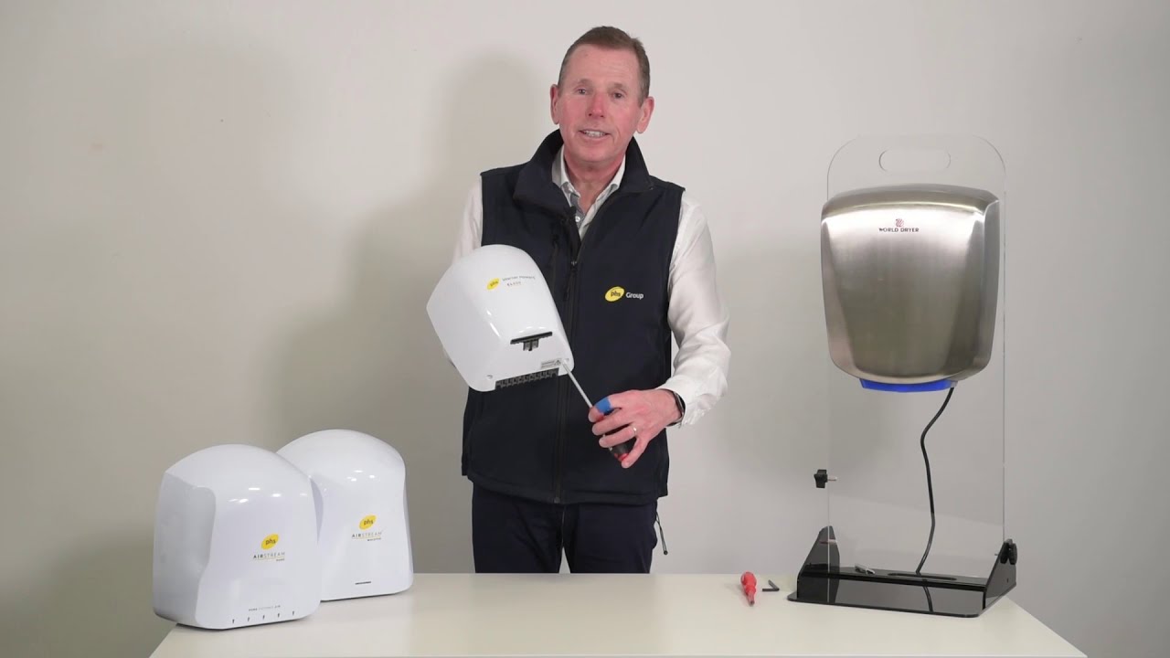 How To Remove The Cover From Your Hand Dryer | phs Warner Howard