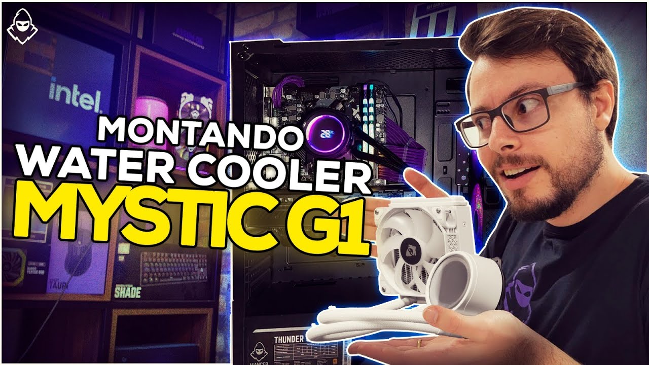 MONTAGEM WATER COOLER MANCER MYSTIC G1 - 120mm - 240mm - 360mm - Preto e Branco