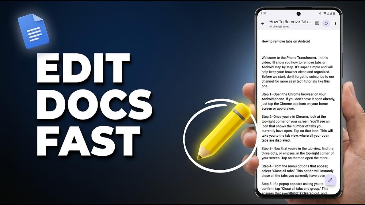 How to Edit Google Docs on Phone - Full Tutorial [2025]