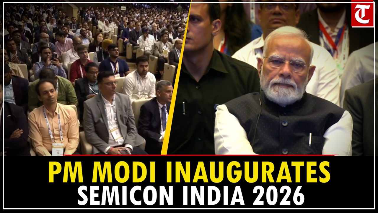 PM Modi Live: PM Modi Inaugurates SEMICON India 2026 at Yashobhoomi, New Delhi