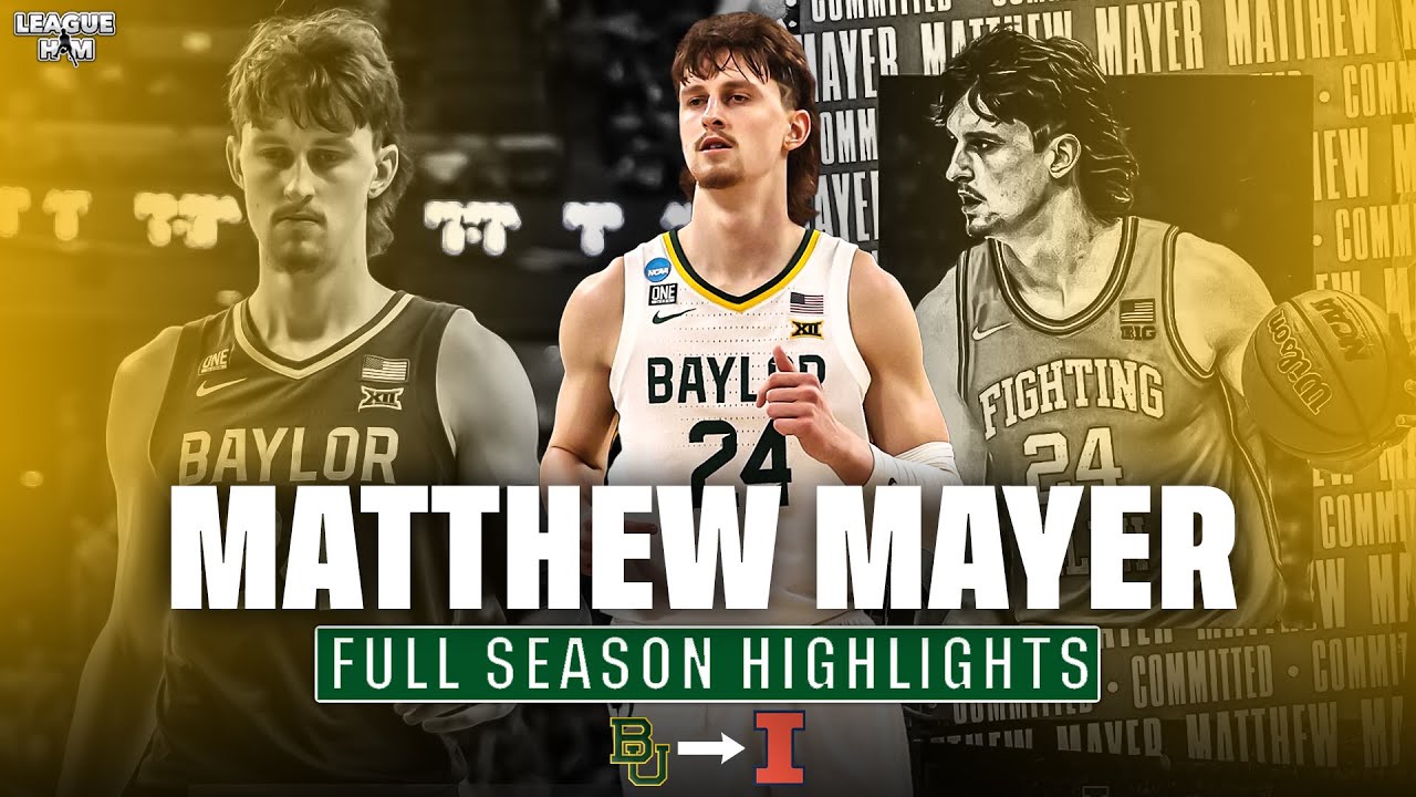 Matthew Mayer Full 2021-22 Baylor Highlights | Illinois Transfer | Skilled 6'9 Forward