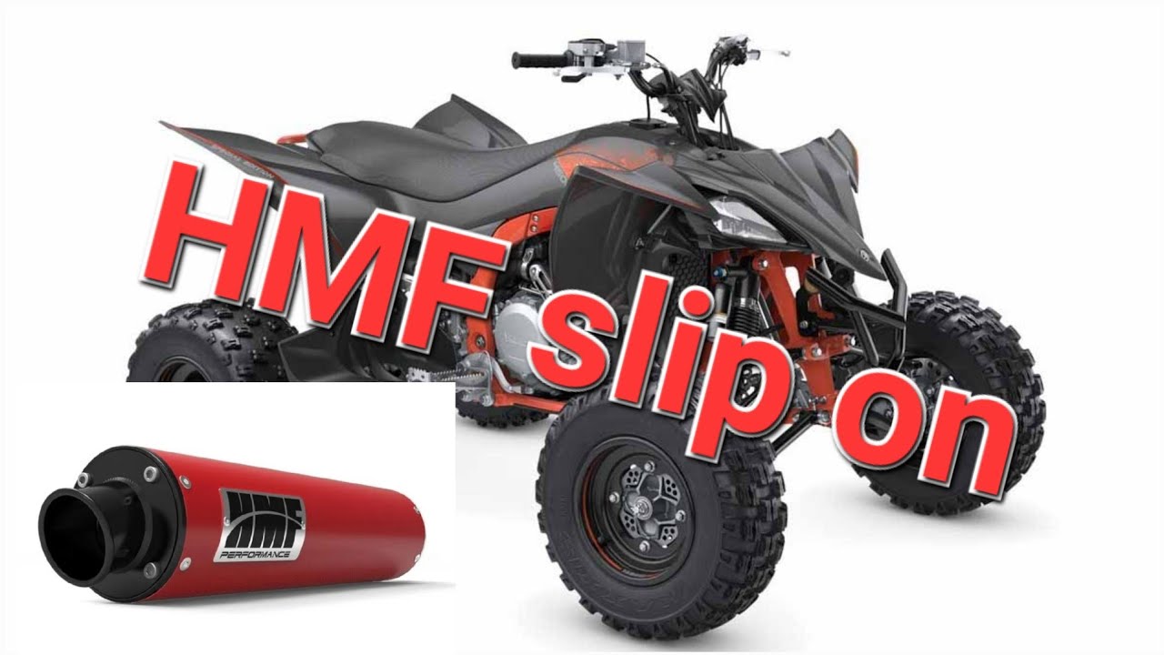 How to install HMF slip on exhaust 2023 YFZ450R