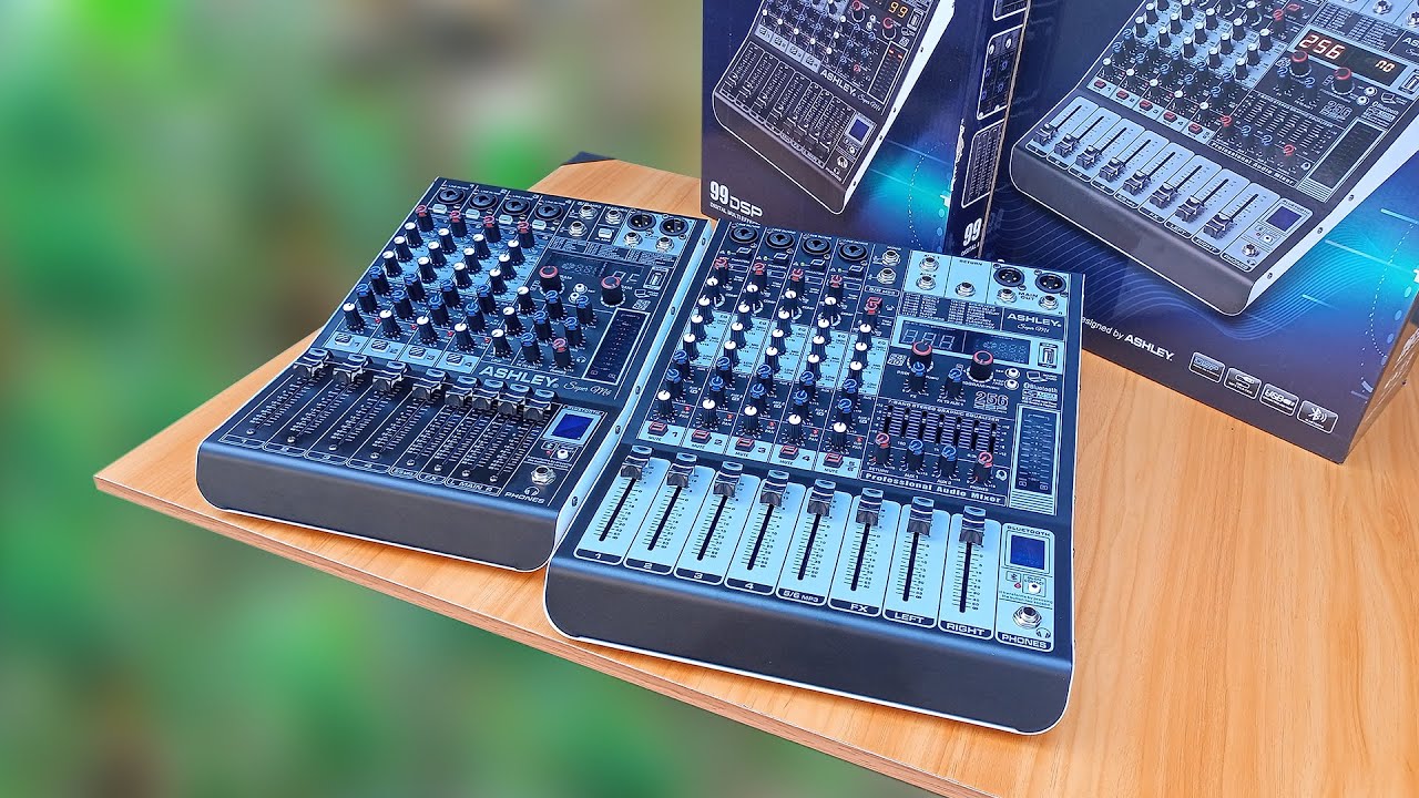 Perbedaan audio mixer ashley super M4 versi lama dan Ashley super M4 terbaru 