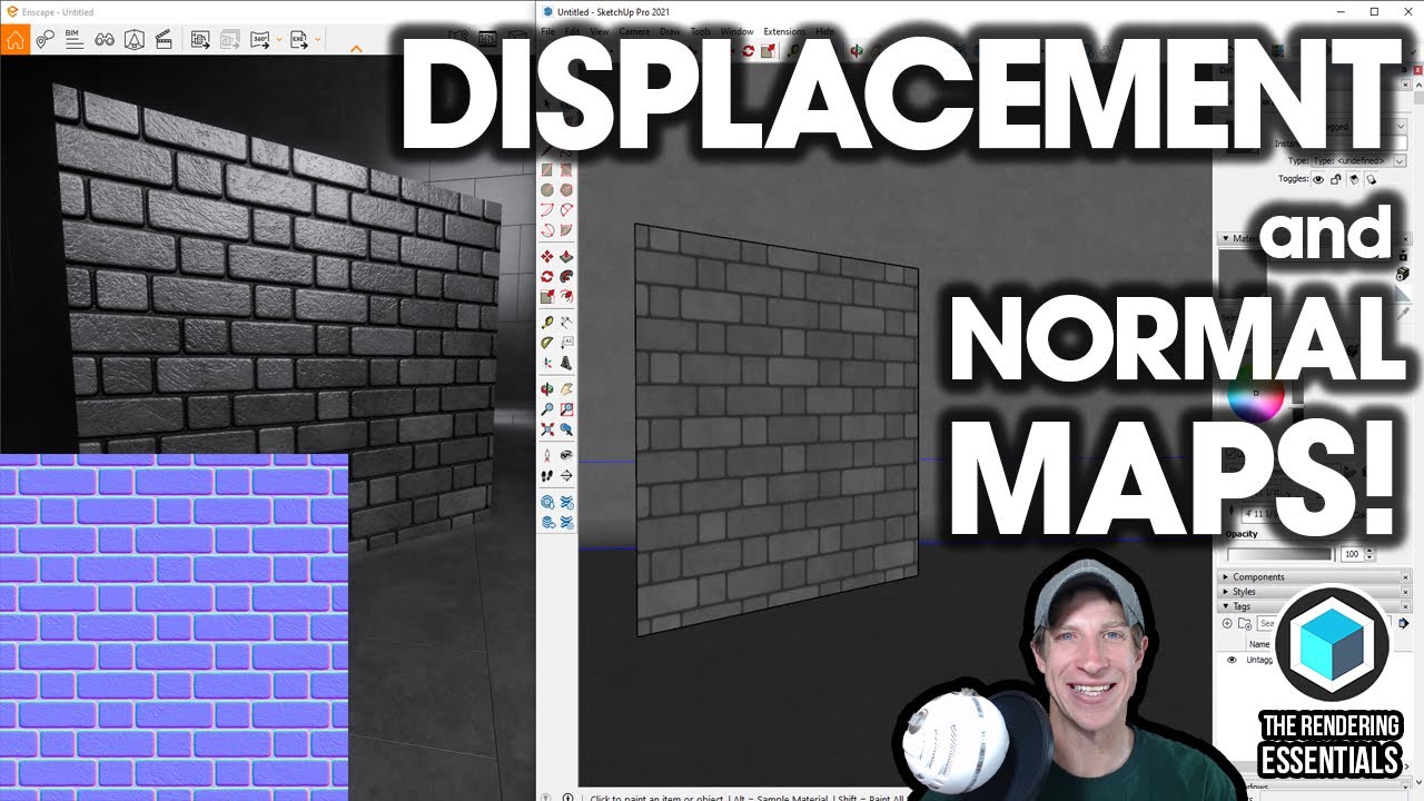 What are NORMAL AND DISPLACEMENT Maps and How do they affect your renderings?