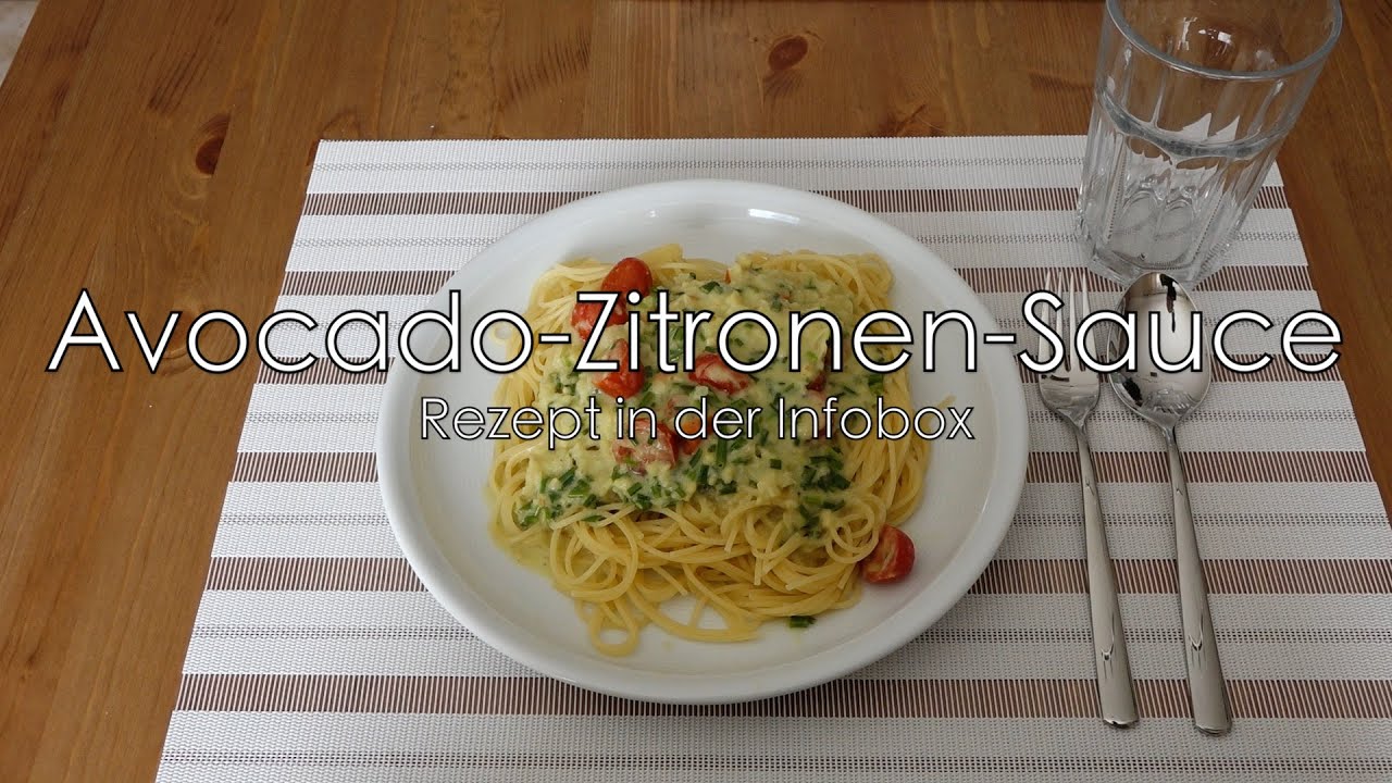 Thermomix: Avocado Zitronen Sauce / Soße - Rezepte - TM31 / TM5 (deutsch)