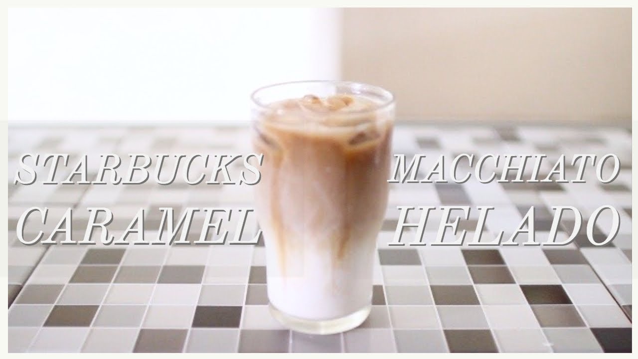 Cómo Hacer un Caramel Macchiato Helado como Starbucks