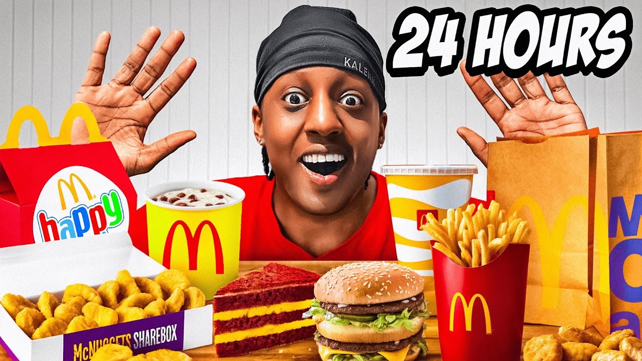 I ONLY ATE MCDONALDS FOR 24 HOURS AND THIS HAPPENED!!