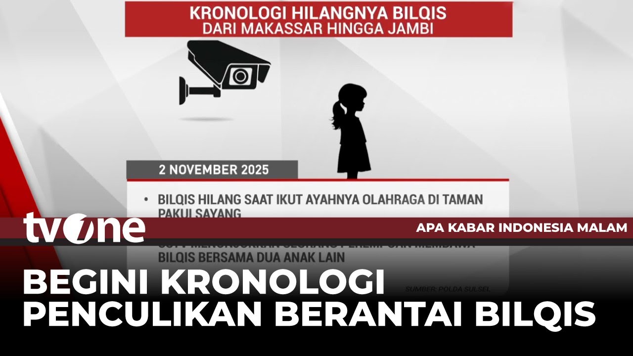 Kronologi Penculikan Bilqis, Hilang di Makassar Ditemukan di Jambi | tvOne