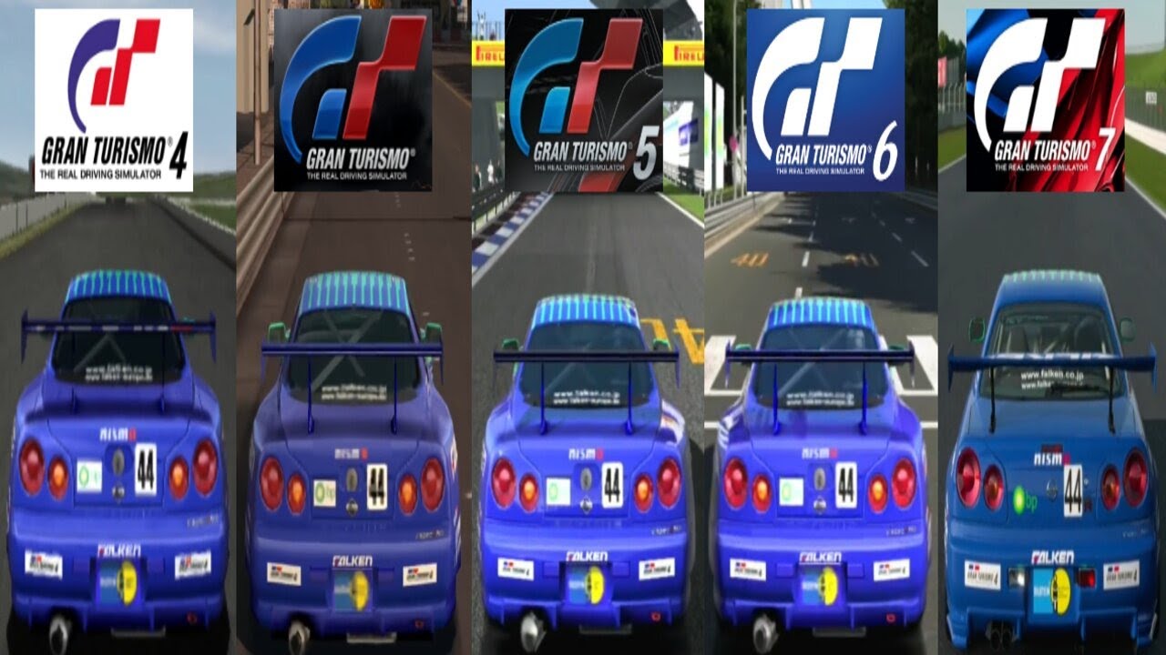 Evolution of the Nissan FALKEN☆GT-R '04 in Gran Turismo