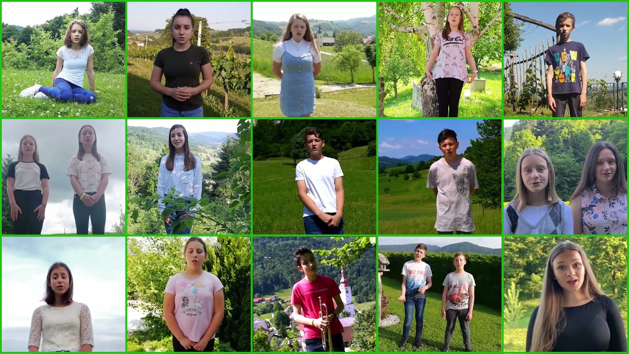 Slovenija od kod lepote tvoje projekt OS 1Glasba Slavko in  Vilko Avsenik, besedilo Marjan Stare