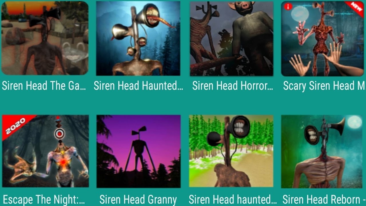 Siren Head The Game,Siren Head Haunted,Siren head Horror,Scary Head,Escape Night,Siren Head Granny