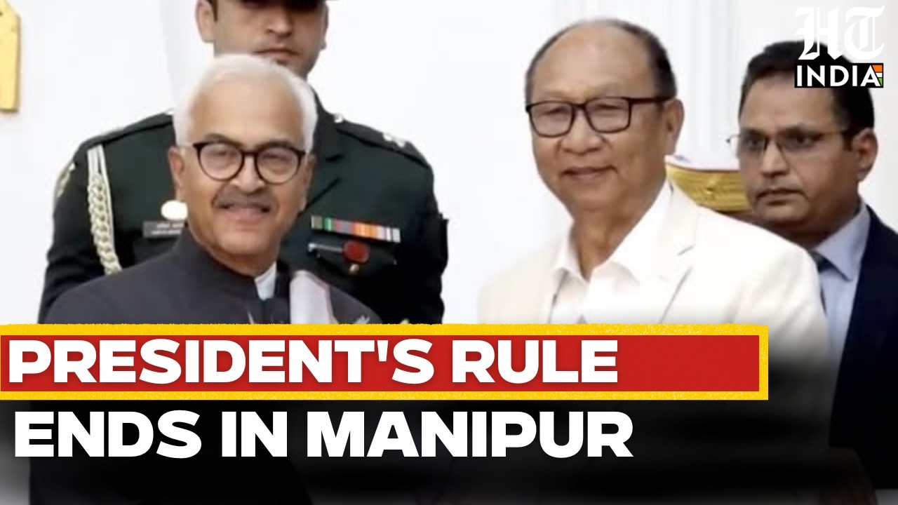Live | Yumnam Khemchand Takes Oath As Manipur CM | Manipur News Live | BJP | NDA
