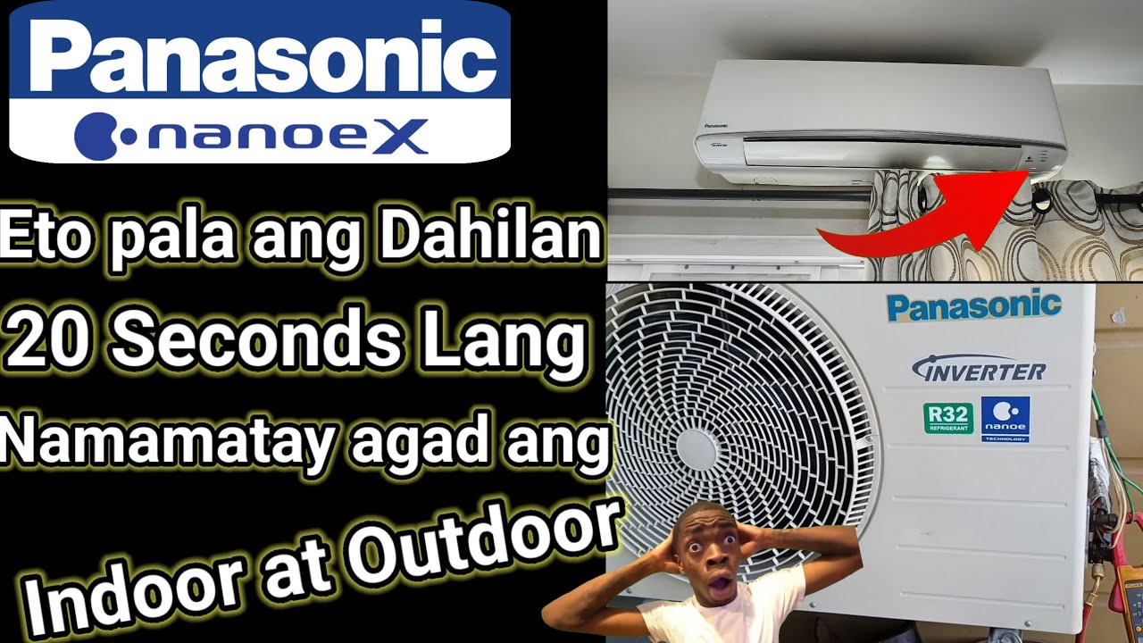 Eto pala ang Dahilan Bakit Namamatay agad Ang Aircon 20 Seconds lang| PANASONIC SPLIT TYPE INVERTER