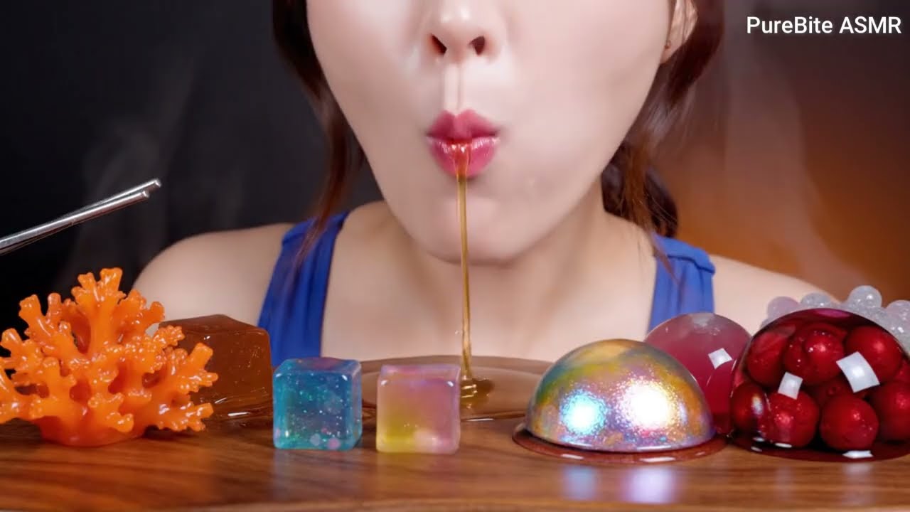 Rose Crystal Candy | Elegant Bite ASMR