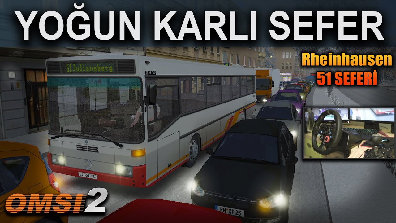KARLI YOLLAR TRAFİK FELÇ ! - Mercedes O407 - OMSI 2