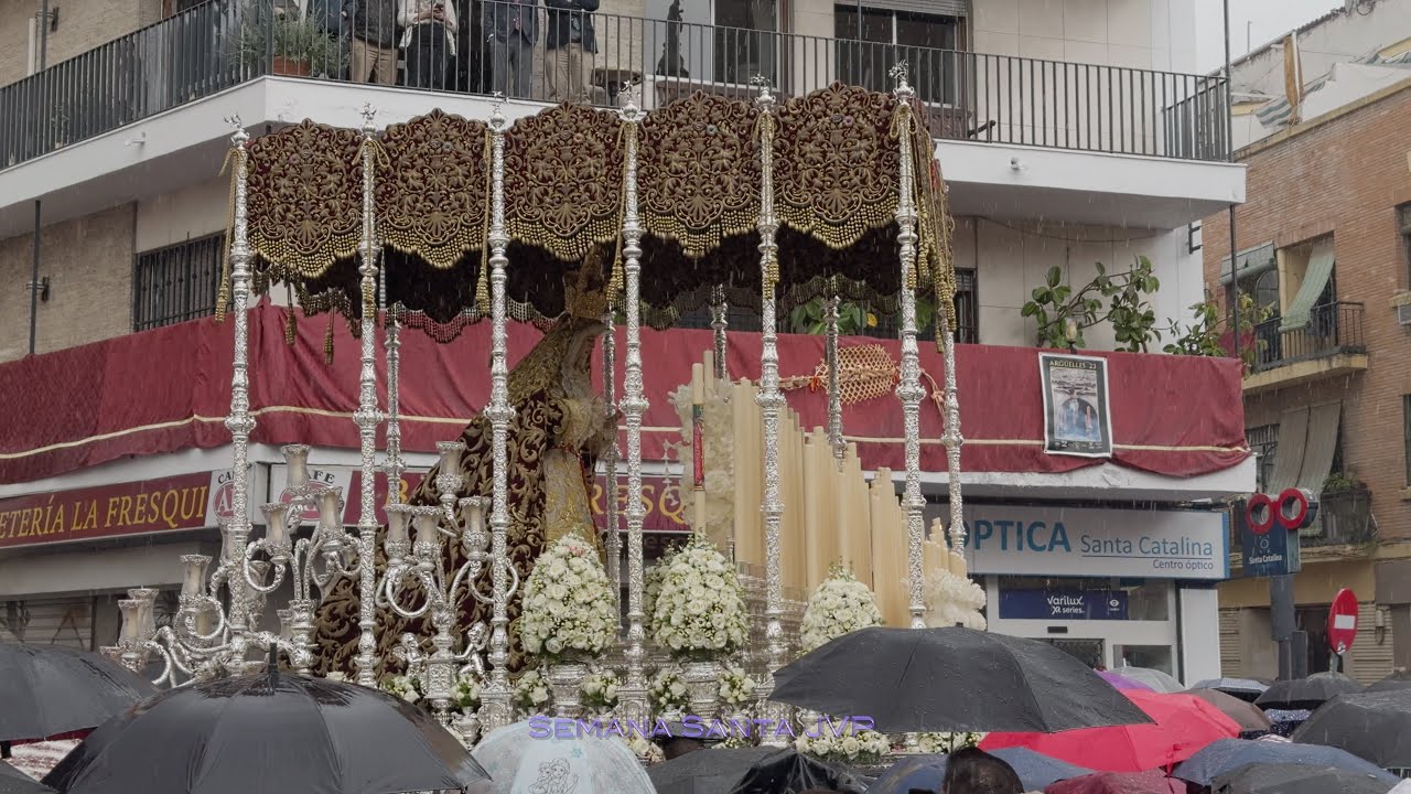 4K Granizada en Santa Catalina Ntra. Sra. de la Encarnación. San Benito Semana Santa Sevilla 2025