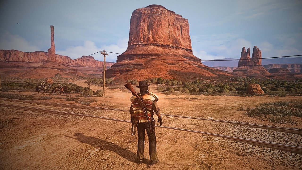 Riding and Walking Across the World of RDR1 | Relaxing Gameplay 60FPS
