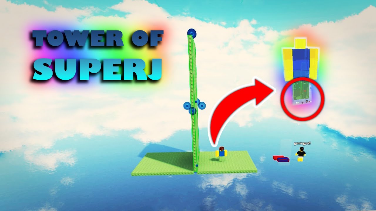 How to Make Tower of SuperJ in Obby Creator! | Part 1 of 9