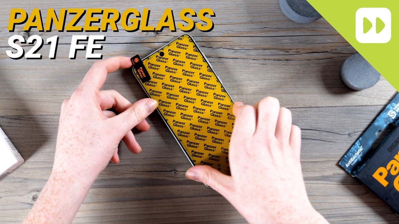 Samsung Galaxy S21 FE PanzerGlass Screen Protector (Installation & review)