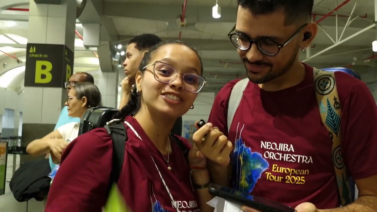 Vlog dia 1 - A aventura começou - Orquestra Juvenil da Bahia - Programa NEOJIBA - Turnê 2025