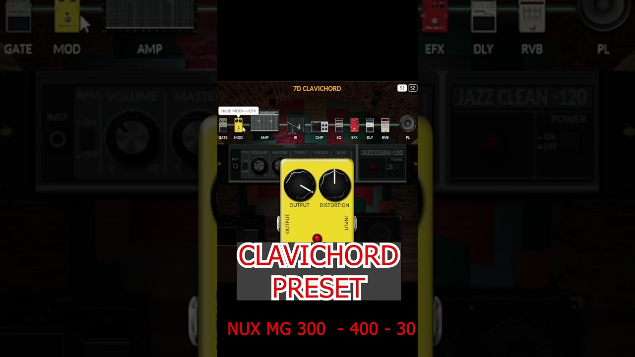 NUX MG - CLAVICHORD preset  