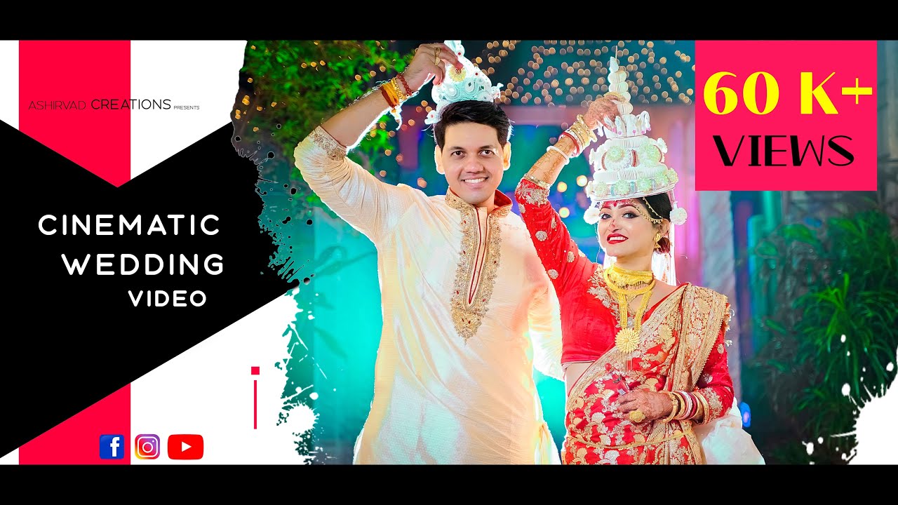 BEST Bengali CINEMATIC WEDDING Video 2020 || Sourav & Moumita || Ashirvad CREATIONS