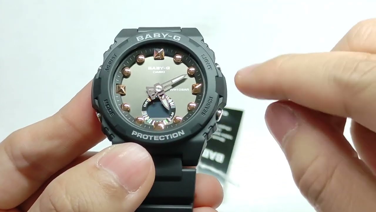 Cara Setting Digital & Analog Jam Tangan Casio Baby-G BGA-320-1A